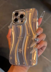 Star ⭐️ Diamond 💎 Bling Case with Lens Protection 70% OFF ( Best Seller )